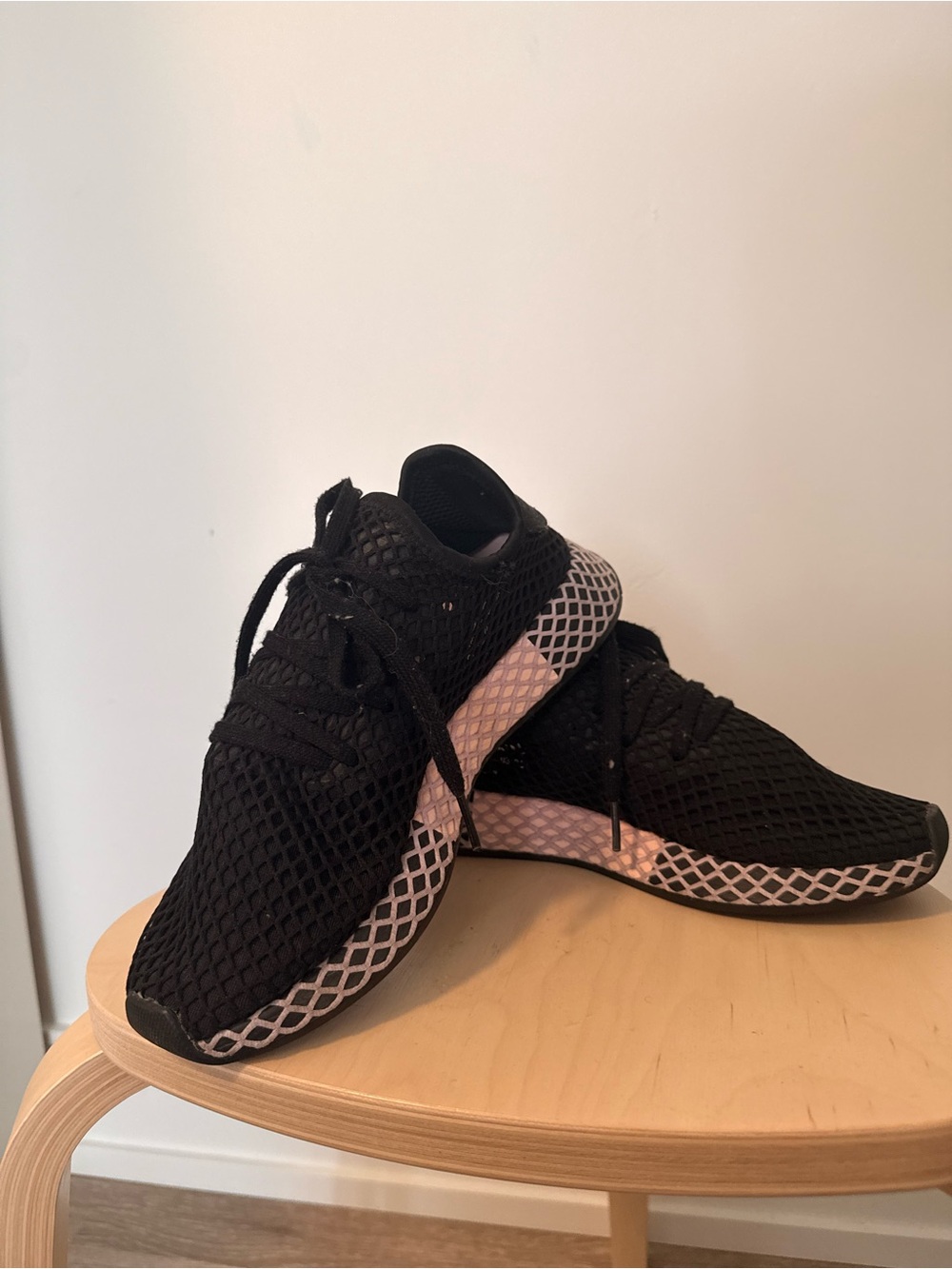 Adidas Deerupt Black Lilac Womens